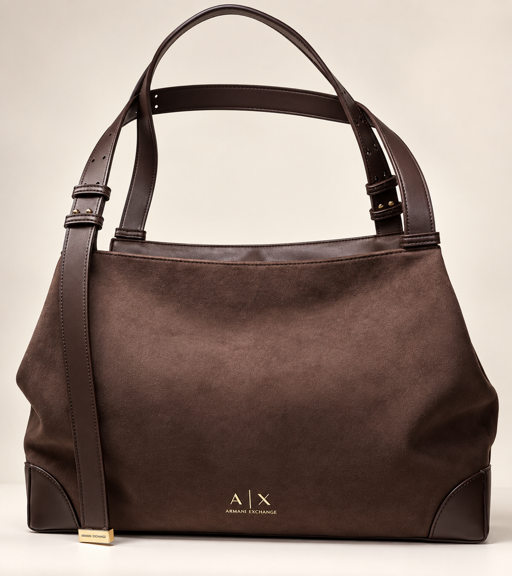 Armani Exchange veliūrinė rankinė